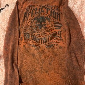 Urban Addiction Rust Graphic sweater